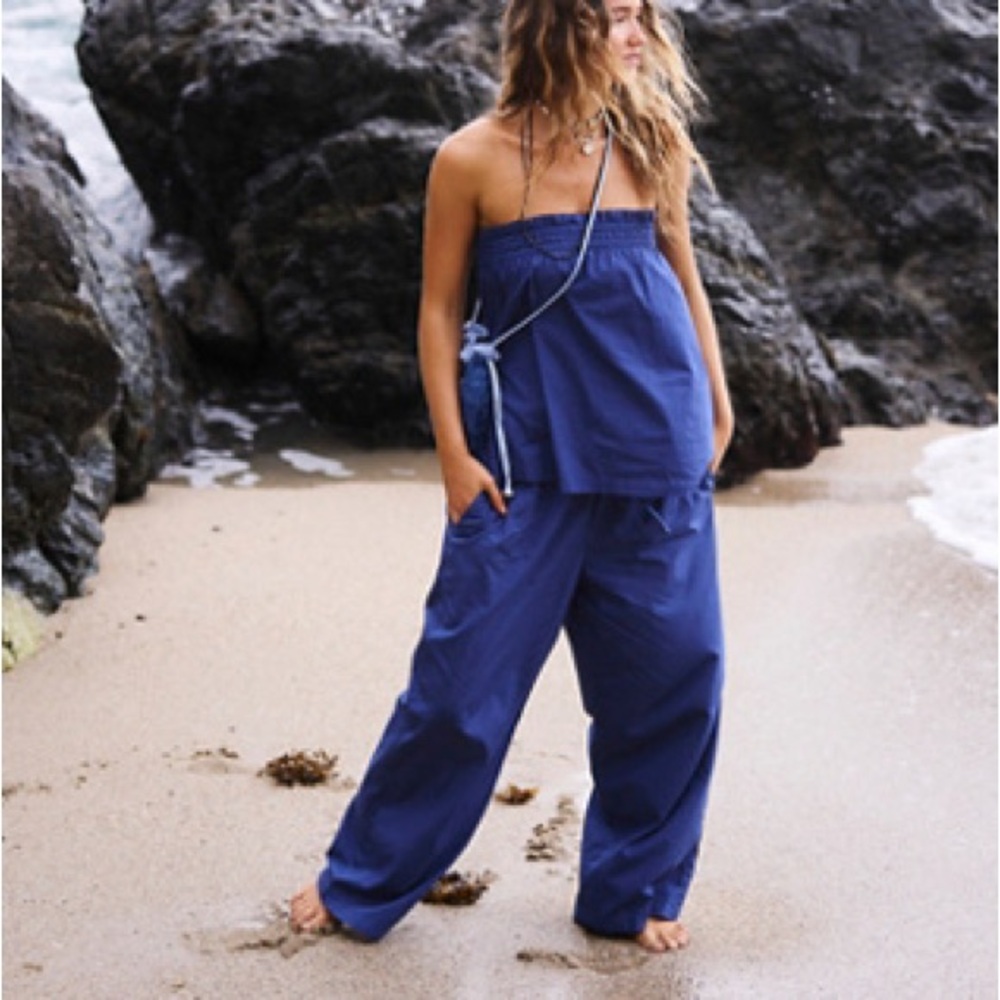 Free People Blue Corfu Tube Set
